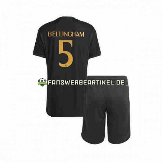 Jude Bellingham 5 Trikot Real Madrid Kinder Ausweich ausrüstung 2023-2024 Kurzarm