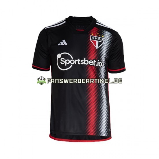 Trikot Sao Paulo Herren Ausweich ausrüstung 2023-2024 Kurzarm