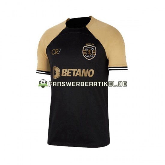 Trikot Sporting CP Herren Ausweich ausrüstung 2023-2024 Kurzarm