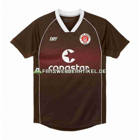 St Pauli Trikot Herren Heimausrüstung 2023-2024 Kurzarm