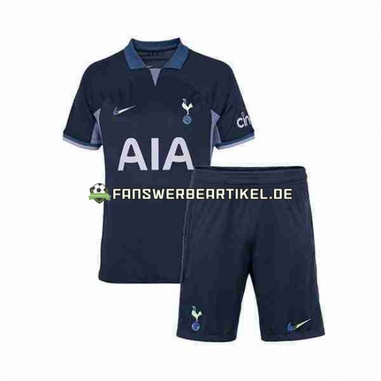 Trikot Tottenham Hotspur Kinder Auswärtsausrüstung 2023-2024 Kurzarm