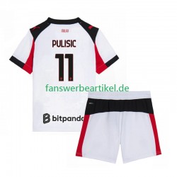 Christian Pulisic 11 Trikot AC Mailand Kinder Auswärtsausrüstung 2025-2026 Kurzarm