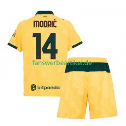 Luca Modric 14 Trikot AC Mailand Kinder Ausweich ausrüstung 2025-2026 Kurzarm
