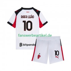 Rafael Leao 10 Trikot AC Mailand Kinder Auswärtsausrüstung 2025-2026 Kurzarm