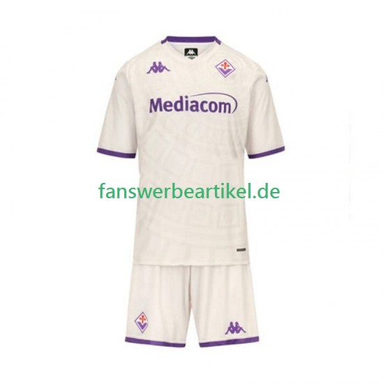 Trikot AC Florenz Kinder Auswärtsausrüstung 2025-2026 Kurzarm