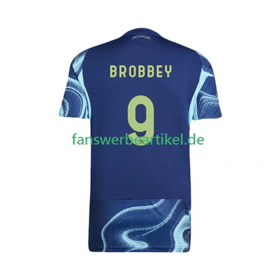 Brian Brobbey 9 Trikot Ajax Amsterdam Herren Auswärtsausrüstung 2025-2026 Kurzarm