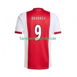 Brian Brobbey 9 Trikot Ajax Amsterdam Herren Heimausrüstung 2025-2026 Kurzarm