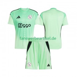 Torwart Trikot Ajax Amsterdam Kinder Heimausrüstung 2025-2026 Kurzarm