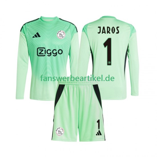 Vitezslav Jaros 1 Torwart Trikot Ajax Amsterdam Kinder Heimausrüstung 2025-2026 Langarm