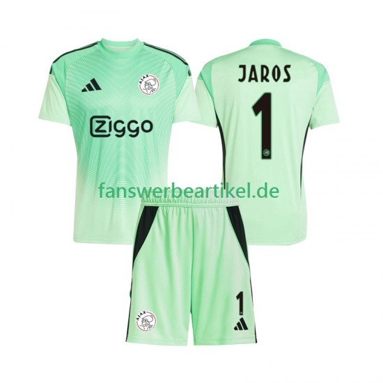 Vitezslav Jaros 1 Torwart Trikot Ajax Amsterdam Kinder Heimausrüstung 2025-2026 Kurzarm