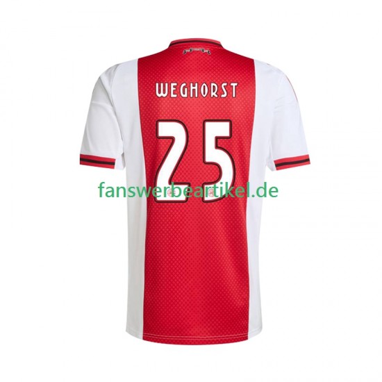 Wout Weghorst 25 Trikot Ajax Amsterdam Herren Heimausrüstung 2025-2026 Kurzarm
