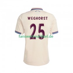 Wout Weghorst 25 Trikot Ajax Amsterdam Herren Ausweich ausrüstung 2025-2026 Kurzarm