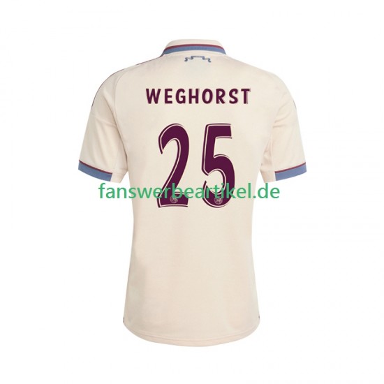 Wout Weghorst 25 Trikot Ajax Amsterdam Herren Ausweich ausrüstung 2025-2026 Kurzarm