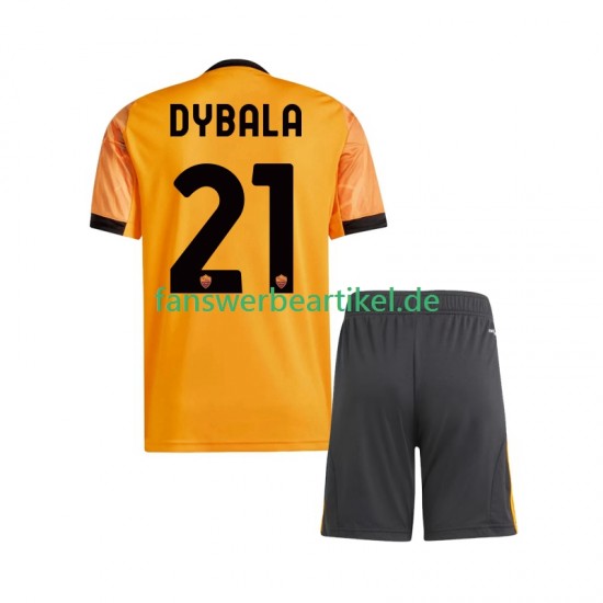 Dybala 21 Trikot AS Rom Kinder Auswärtsausrüstung 2025-2026 Kurzarm