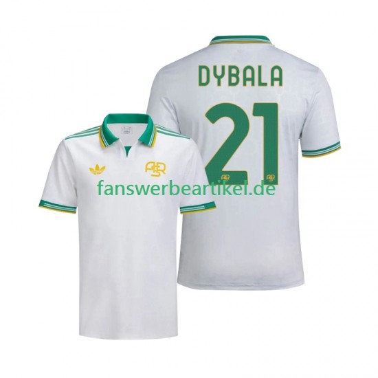 Dybala 21 Trikot AS Rom Herren Ausweich ausrüstung 2025-2026 Kurzarm