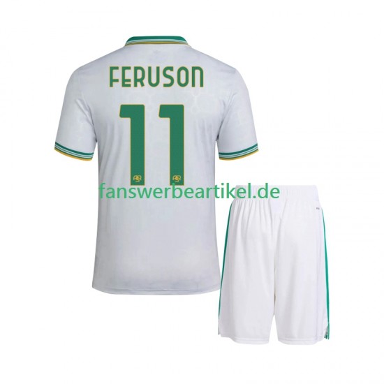 Evan Ferguson 11 Trikot AS Rom Kinder Ausweich ausrüstung 2025-2026 Kurzarm