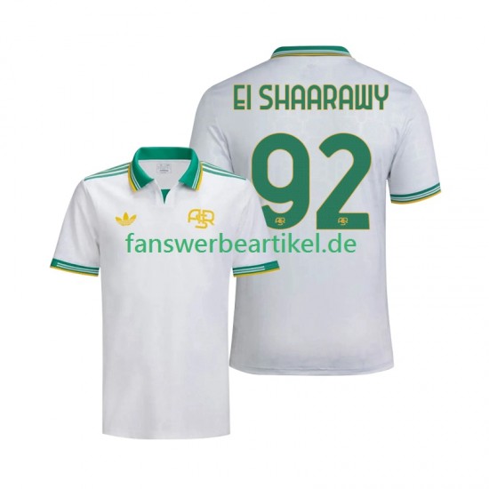 Stephan El Shaarawy 92 Trikot AS Rom Herren Ausweich ausrüstung 2025-2026 Kurzarm