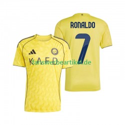 Al Nassr Cristiano Ronaldo 7 Trikot Herren Heimausrüstung 2025-2026 Kurzarm