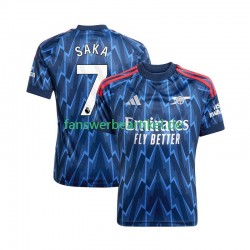 Bukayo Saka 7 Trikot Arsenal Herren Auswärtsausrüstung 2025-2026 Kurzarm