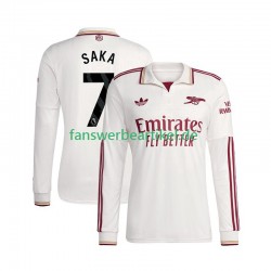 Bukayo Saka 7 Trikot Arsenal Herren Ausweich ausrüstung 2025-2026 Langarm