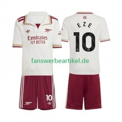 Eberechi Eze 10 Trikot Arsenal Kinder Ausweich ausrüstung 2025-2026 Kurzarm