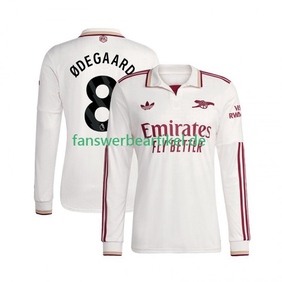 Martin Odegaard 8 Trikot Arsenal Herren Ausweich ausrüstung 2025-2026 Langarm