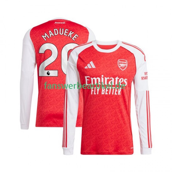 Noni Madueke 20 Trikot Arsenal Herren Heimausrüstung 2025-2026 Langarm