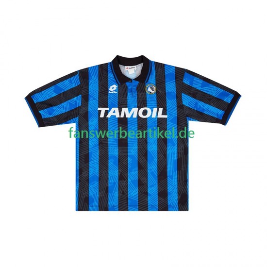 Retro 1991 Trikot Atalanta Bergamo Herren Heimausrüstung Kurzarm