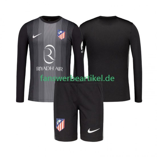 Torwart Trikot Atlético Madrid Kinder Auswärtsausrüstung 2025-2026 Langarm