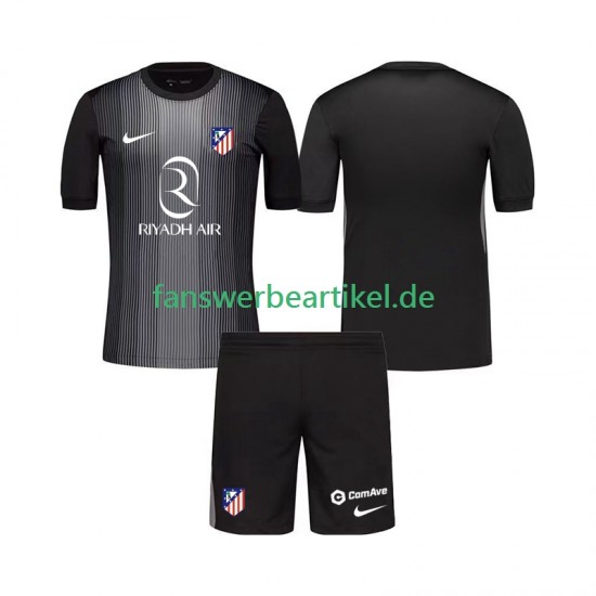 Torwart Trikot Atlético Madrid Kinder Auswärtsausrüstung 2025-2026 Kurzarm