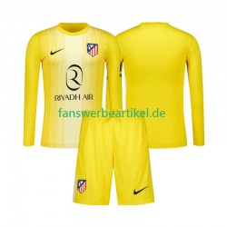 Torwart Trikot Atlético Madrid Kinder Heimausrüstung 2025-2026 Langarm