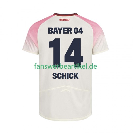 Patrik Schick 14 Trikot Bayer 04 Leverkusen Herren Auswärtsausrüstung 2025-2026 Kurzarm