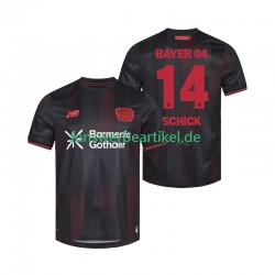 Patrik Schick 14 Trikot Bayer 04 Leverkusen Herren Heimausrüstung 2025-2026 Kurzarm