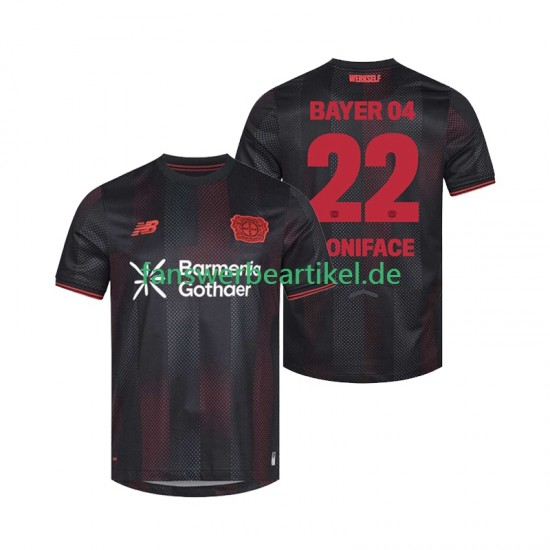 Victor Boniface 22 Trikot Bayer 04 Leverkusen Herren Heimausrüstung 2025-2026 Kurzarm