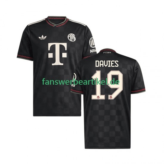 Alphonso Davies 19 Trikot FC Bayern München Herren Ausweich ausrüstung 2025-2026 Kurzarm