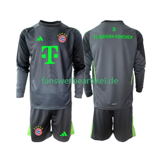 Torwart Trikot FC Bayern München Kinder Auswärtsausrüstung 2025-2026 Langarm