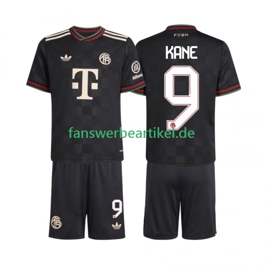 Harry Kane 9 Trikot FC Bayern München Kinder Ausweich ausrüstung 2025-2026 Kurzarm