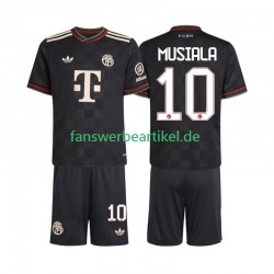 Jamal Musiala 10 Trikot FC Bayern München Kinder Ausweich ausrüstung 2025-2026 Kurzarm