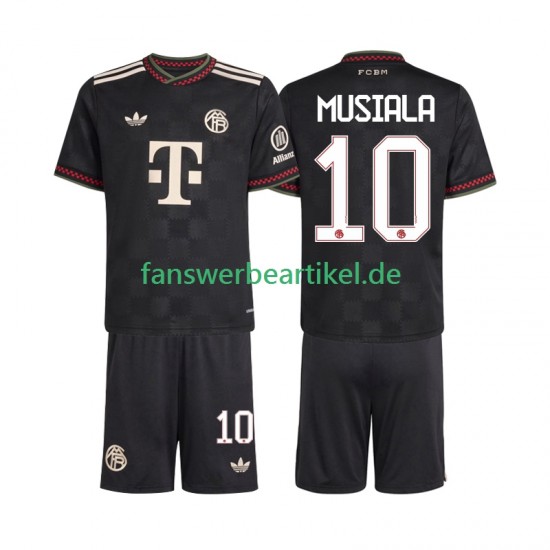 Jamal Musiala 10 Trikot FC Bayern München Kinder Ausweich ausrüstung 2025-2026 Kurzarm