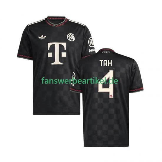 Jonathan Tah 4 Trikot FC Bayern München Herren Ausweich ausrüstung 2025-2026 Kurzarm