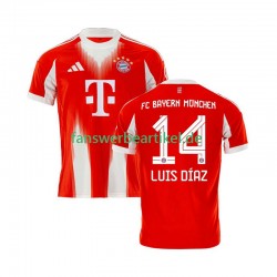 Luis Diaz 14 Trikot FC Bayern München Herren Heimausrüstung 2025-2026 Kurzarm