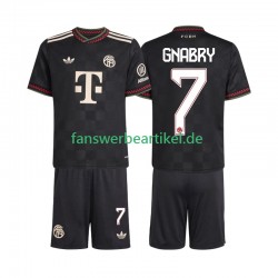 Serge Gnabry 7 Trikot FC Bayern München Kinder Ausweich ausrüstung 2025-2026 Kurzarm