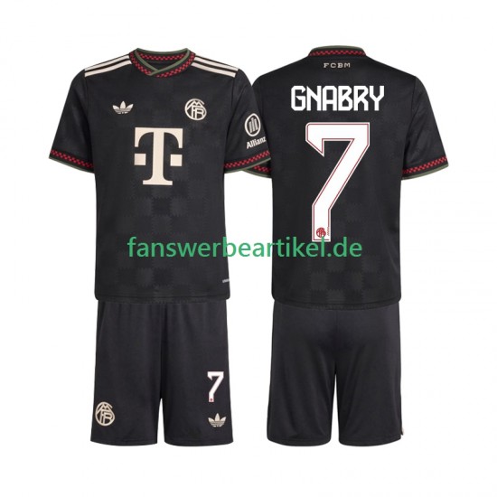 Serge Gnabry 7 Trikot FC Bayern München Kinder Ausweich ausrüstung 2025-2026 Kurzarm