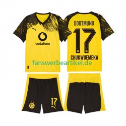 Carney Chukwuemeka 17 Trikot Borussia Dortmund Kinder Heimausrüstung 2025-2026 Kurzarm