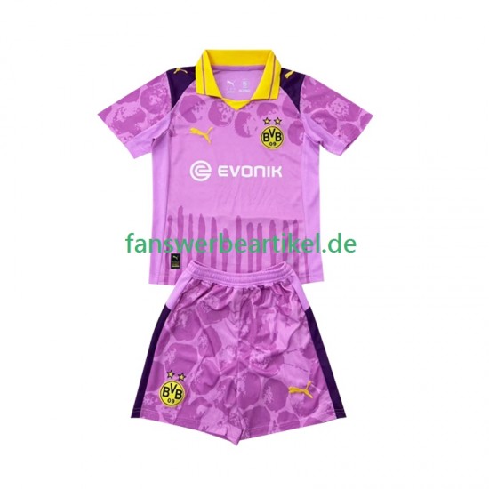 FIFA CWC Torwart Trikot Borussia Dortmund Kinder Heimausrüstung 2025 Kurzarm