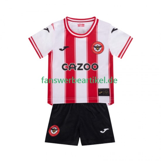 Brentford Trikot Kinder Heimausrüstung 2025-2026 Kurzarm