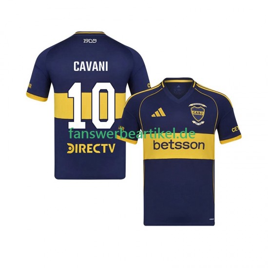Edinson Cavani 10 Trikot Boca Juniors Herren Heimausrüstung 2025-2026 Kurzarm