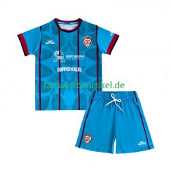 Trikot Cagliari Kinder Ausweich ausrüstung 2025-2026 Kurzarm