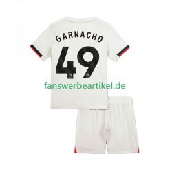 Alejandro Garnacho 49 Trikot Chelsea Kinder Auswärtsausrüstung 2025-2026 Kurzarm