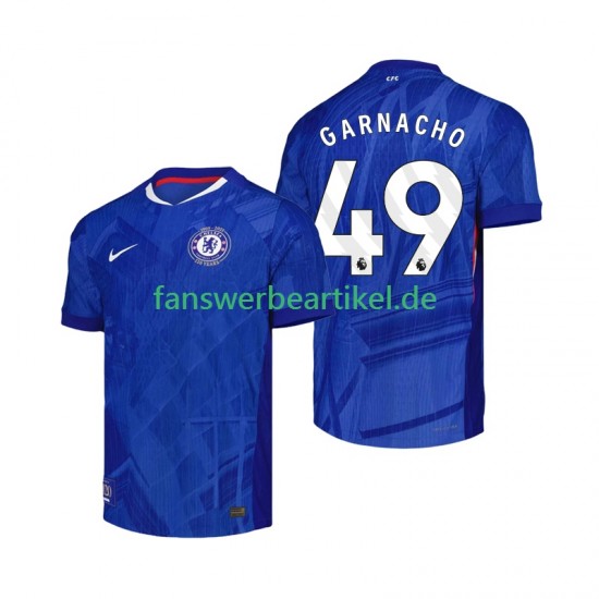 Alejandro Garnacho 49 Trikot Chelsea Herren Heimausrüstung 2025-2026 Kurzarm